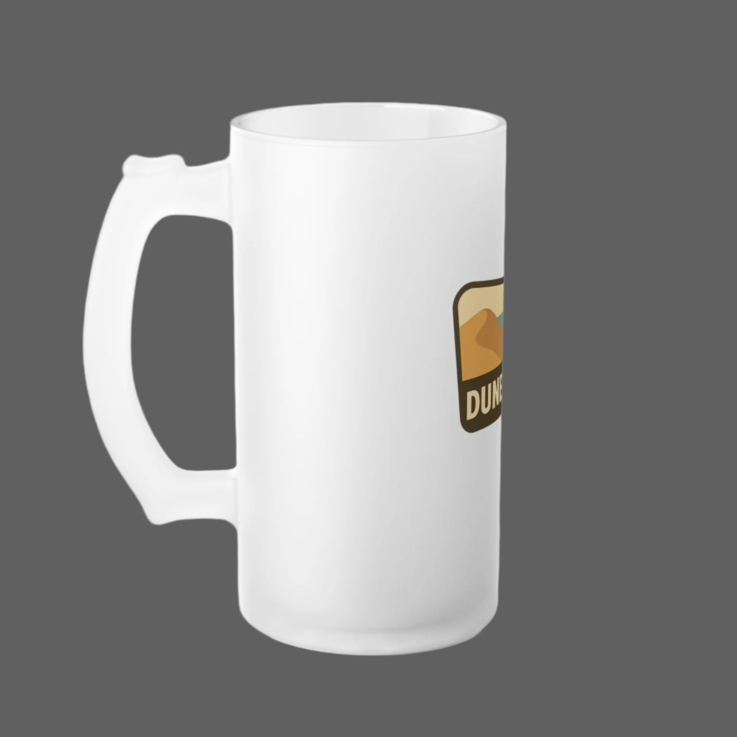 Duneswood Cabin Collection Frosted Glass Beer Mug