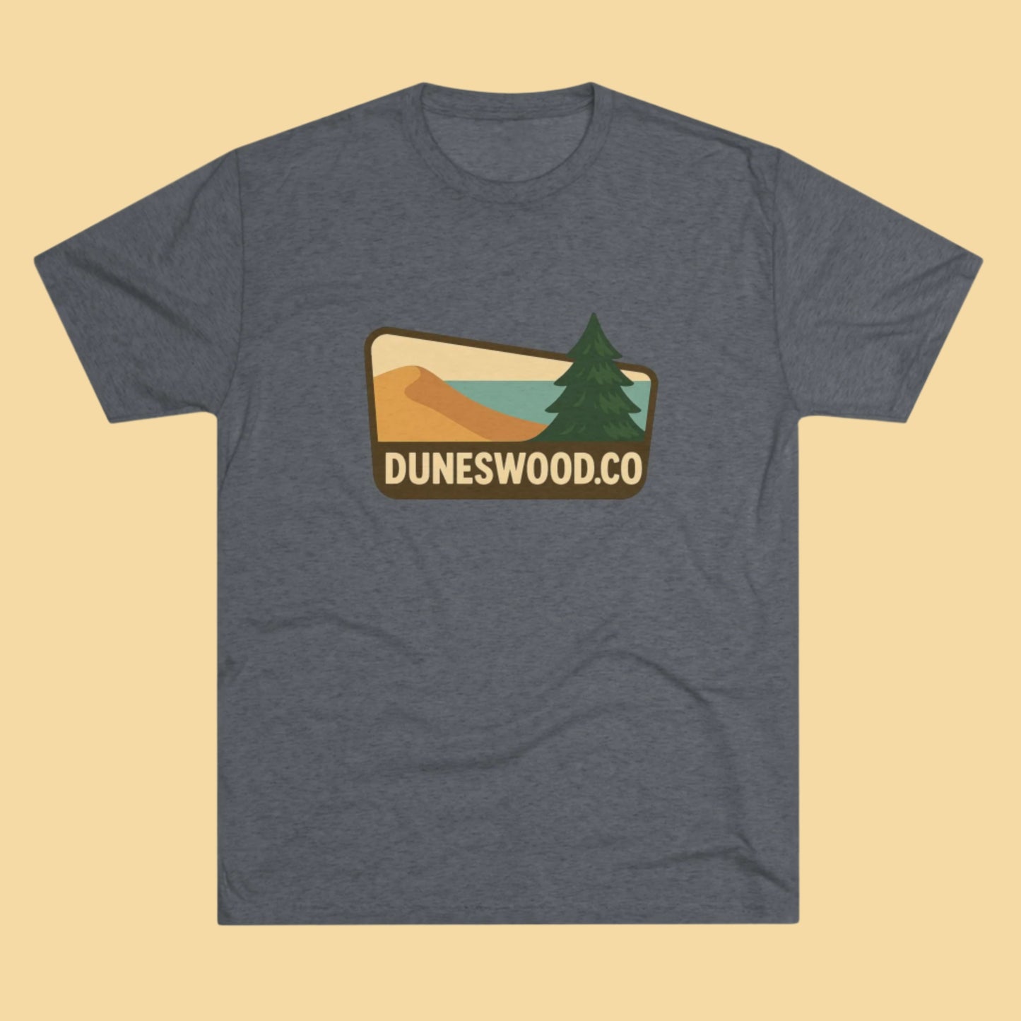 Duneswood Woods Collection Unisex Tri-Blend Crew Tee