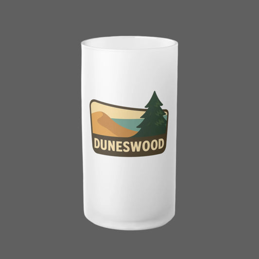Duneswood Cabin Collection Frosted Glass Beer Mug